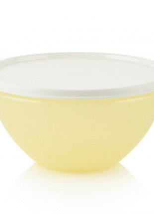 Чаша миска  брауни 775 мл желтая tupperware1 фото