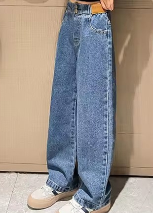 Модные джинсы для подростков  2 цвета 1903мо1 фото