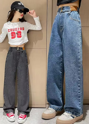 Модные джинсы для подростков  2 цвета 1903мо4 фото