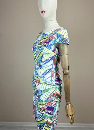 Marc cain яркое платье футляр принт тропический геометрический emilio pucci коттон трикотаж по фигуре etro5 фото