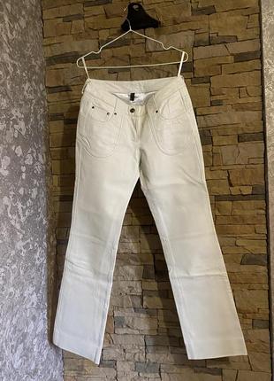 Шкіряні вінтажні брюки