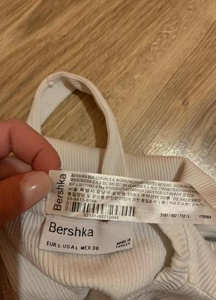 ✨беленький топ bershka ✨2 фото