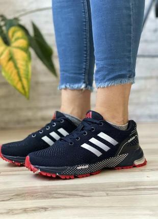 Sale! кроссовки женские adidas marathon tn темно-синие