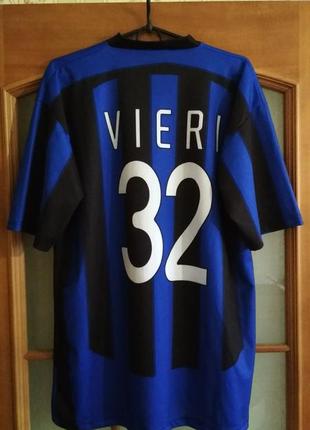 Мужская винтажная футбольная футболка pirelli fc inter 1908 milan (l-xl) jersey очень редкая2 фото