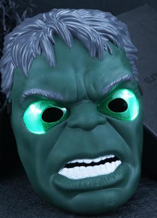 Маска героя халка светящаяся