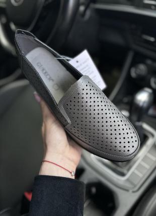 Шкіряні лофери м'які жіночі туфлі низький хід мокасини / натуральна шкіра4 фото