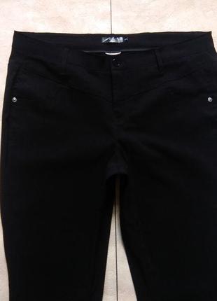 Брендовые черные утягивающие штаны брюки скинни с высокой талией bonprix, 44 размер.4 фото