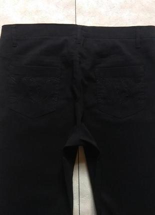 Брендовые черные утягивающие штаны брюки скинни с высокой талией bonprix, 44 размер.6 фото