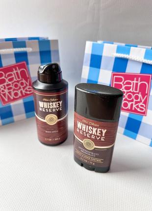 Whiskey reserve bath and body works мужской дезодорант сток