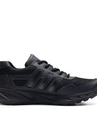 Мужские летние кроссовки сетка adidas, кеды текстильные повседневные адидас черные. мужская обувь5 фото