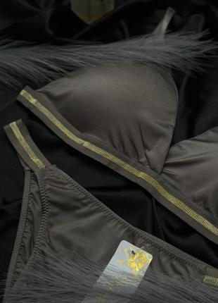 Женское белье комплект топ трусы бра стринги лиф2 фото