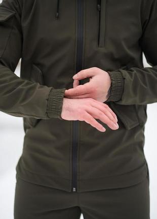 Куртка чоловіча soft shell  хакі `ps`8 фото
