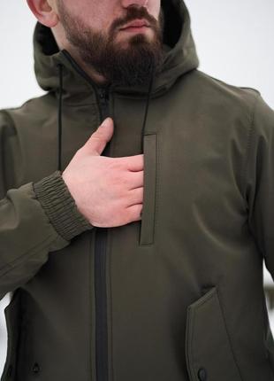 Куртка чоловіча soft shell  хакі `ps`6 фото