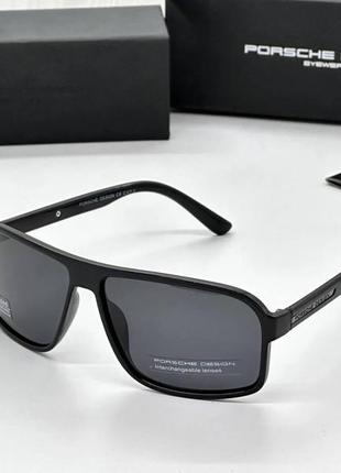 Сонцезахисні чоловічі окуляри оправа пластик лінзи polarized на середнє обличчя5 фото