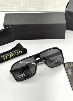 Сонцезахисні чоловічі окуляри оправа пластик лінзи polarized на середнє обличчя