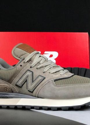 Чоловічі кросівки  new balance 574  classic  хакі