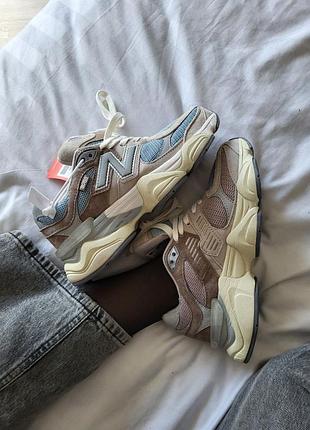 Жіночі кросівки new balance 9060 grey blue
