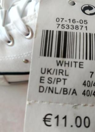 Нові молодіжні високі текстильні сліпони кеди  бренду primark uk 7 eur 40-418 фото