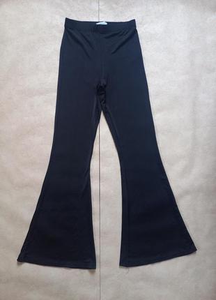 Брендовые черные штаны брюки клеш с высокой талией topshop, 36 pазмер.6 фото