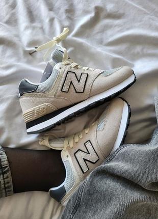 Женские кроссовки new balance 574&nbsp;beige