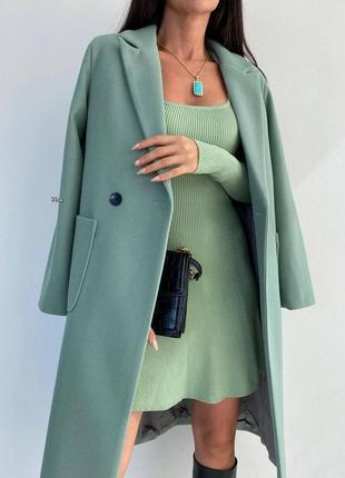 Кашемировое пальто весеннее классическое пальто длинное кашемировое пальто4 фото