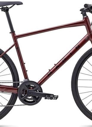Велосипед 28" marin fairfax 2 рама - xl 2022 maroon/black, xl (180-195 см)