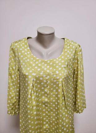 Шикарная брендовая вискозная легкая блузка свободного фасона оливкового цвета3 фото