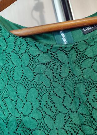 Сукня смарагдового кольору💚3 фото