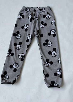 Флисовые брюки hm mickey