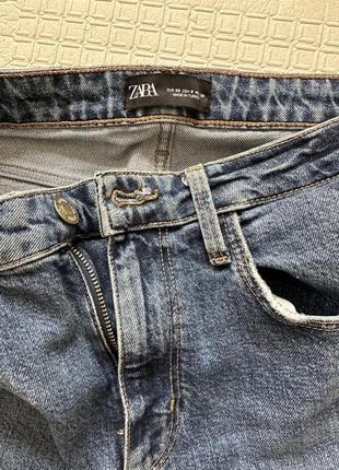 Джинсы синие zara2 фото