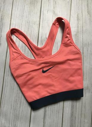 Спортивный топ (бра) nike dri fit4 фото