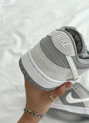 Жіночі кросівки найк данк nike sb dunk grey7 фото