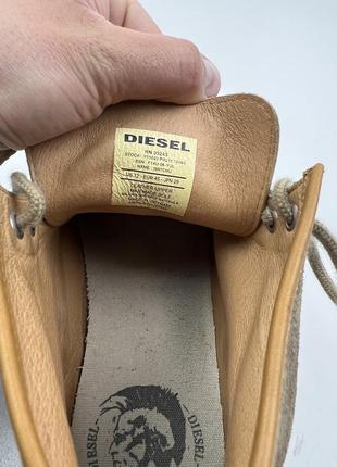 Оригінальні чоловічі замшеві черевики diesel6 фото