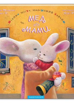 Книга большой город, маленький зайчик, или мед для мамы (на украинском языке)