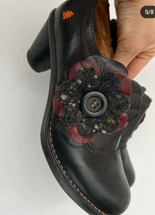 Шкіряні, м'які черевички від італійського бренда, бартопедична устілка 25.5 см6 фото