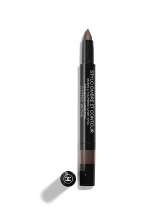 Кремовые тени – карандаш для век chanel stylo ombre et contour 34 contour brun1 фото