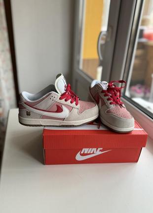 Кросівки  дитячі nike dunk hight pro rabbit biscuit1 фото