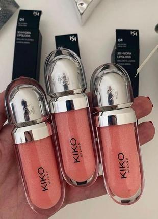 Блеск для губ kiko 3d hydra lipgloss 04