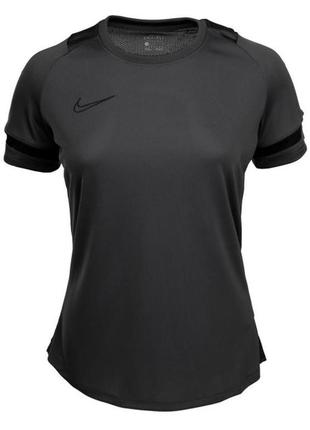 Женская футболка с коротким рукавом nike dri fit academy cv2627 060, m5 фото