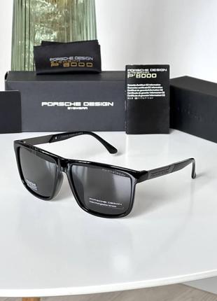 Сонцезахисні чоловічі окуляри оправа пластик лінзи polarized на велике обличчя3 фото