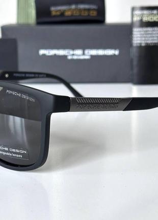 Сонцезахисні чоловічі окуляри оправа пластик лінзи polarized на велике обличчя4 фото