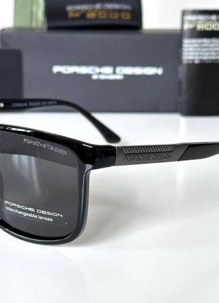 Сонцезахисні чоловічі окуляри оправа пластик лінзи polarized на велике обличчя7 фото