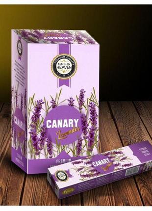 Аромапалочки канарская лаванда made in heaven canary lavender 15 грамм1 фото