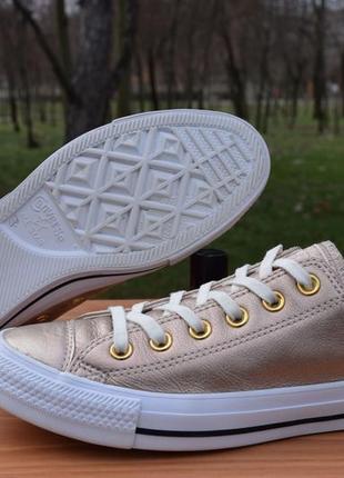 Оригинальные кеды converse all star (сша) кожа, нос с защитой р.393 фото