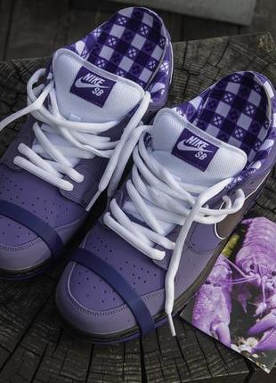 Мужские кроссовки nike sb dunk purple lobster 41-42-43-44-458 фото