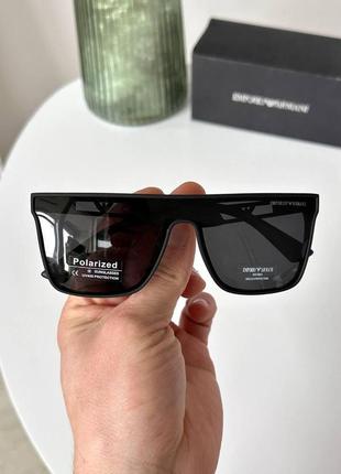 Сонцезахисні чоловічі окуляри оправа пластик та метал лінзи polarized7 фото