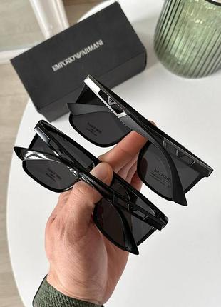 Сонцезахисні чоловічі окуляри оправа пластик та метал лінзи polarized9 фото