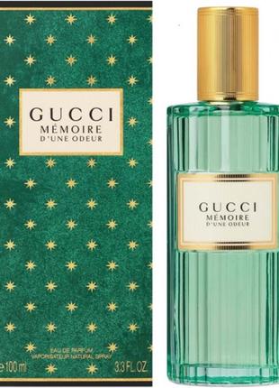 Парфюмированная унисекс вода gucci mémoire d’une odeur