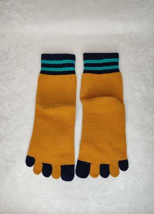 Махрові жіночі шкарпетки з пальцями (36-38) зима