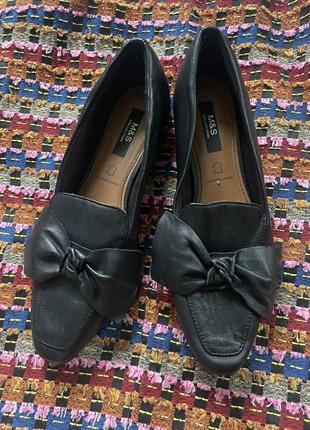 Милі-милі 💛лофери marks spencer 38 39 шкіри